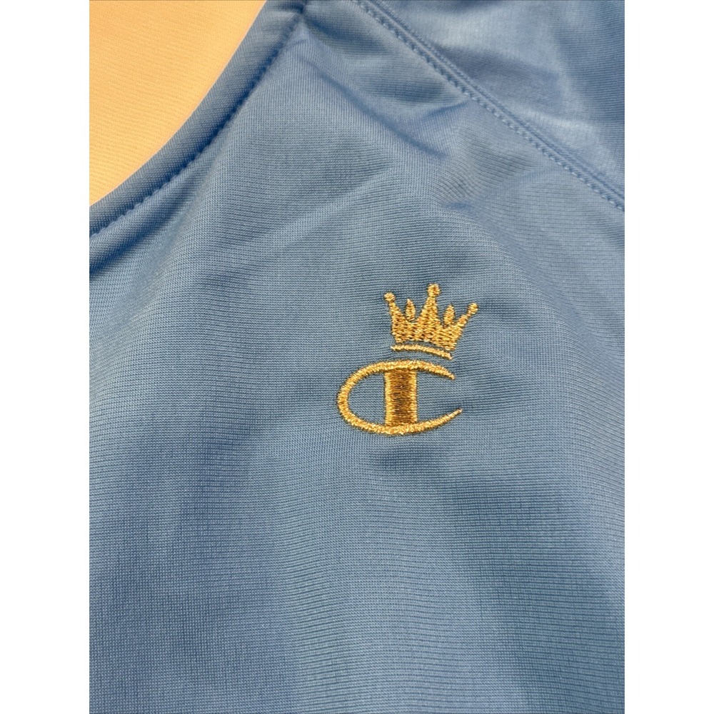 Champion Girl's Light Blue‎ Track Jacket Full Zip Size Extra Large #798 - Picture 5 of 10
